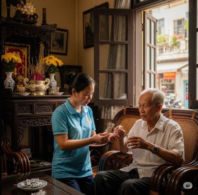 Dịch vụ chăm sóc người già tại nhà Hà Nội